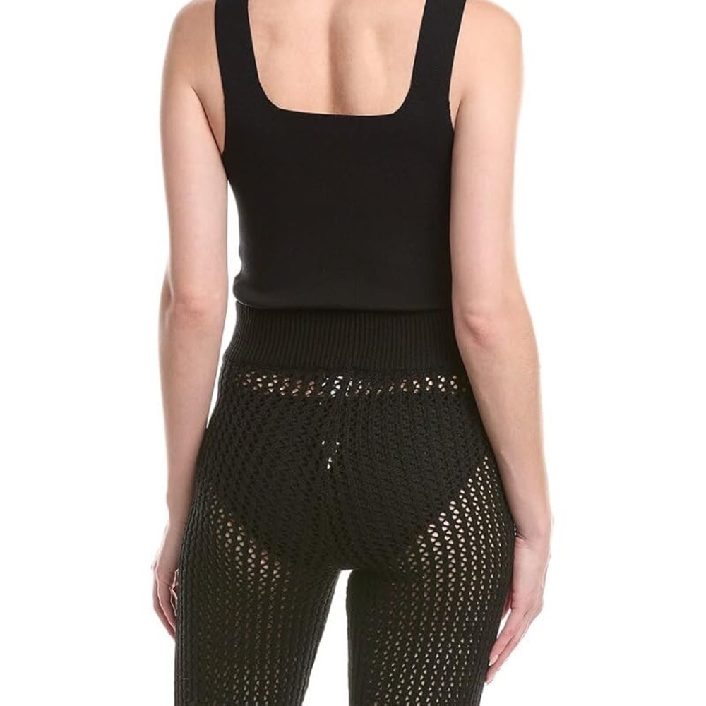 NWT Spiritual Gangster Black Camilla Crochet Wide Leg Pant Sz Large /Retail $138 - Picture 4 of 4